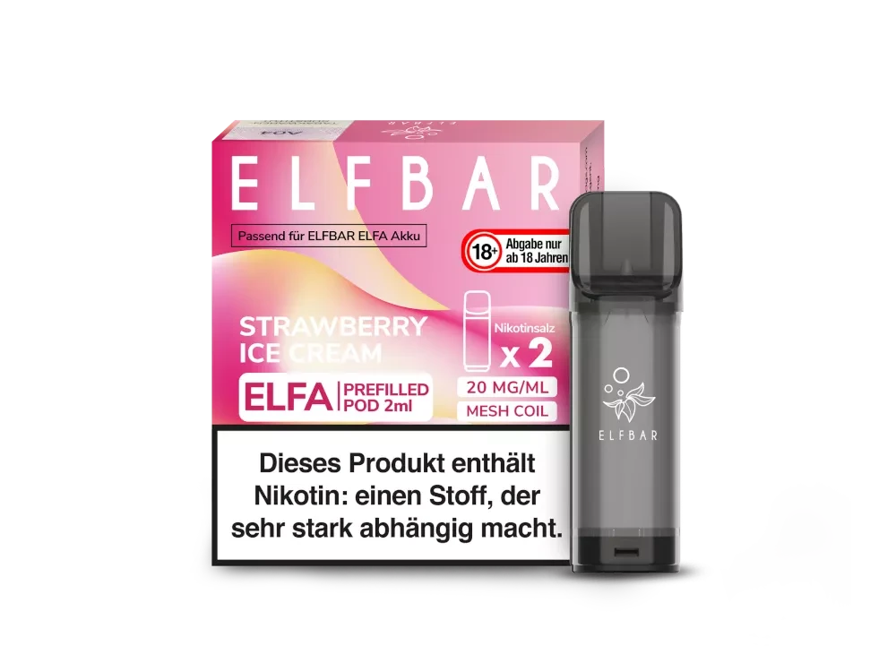 ELFBAR ELFA Pod 2er Pack 20mg/ml - verschiedene Sorten Elfbar